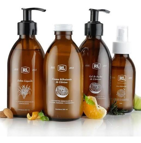 Paquete Crema, Jabón, Shampoo Y Acondicionador Natural 