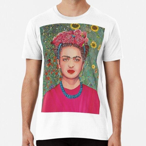 Remera Pintura Al Óleo Frida Kahlo Algodon Premium