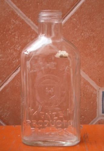 Antiguo Frasco De Magnesia Phillips (Usado)