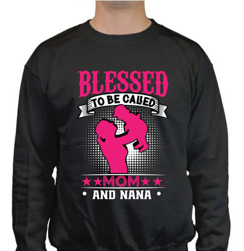 Sudadera Blessed Mom Unisex - Día De La Madre