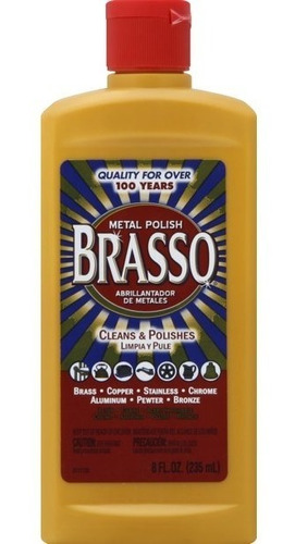  Brasso - Abrillantador De Metales, Botella De 236ml