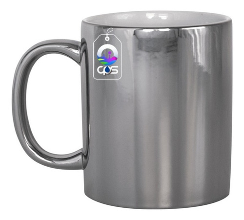 Taza 11oz Cerámica Espejo - Metálica Para Sublimar 12 Piezas