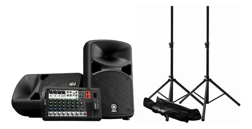 Yamaha Stagepas 600bt Sistema De Audio Portátil Con Bases