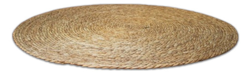 Alfombra Circular Rústica Mimbre/yute Redonda 1.20m