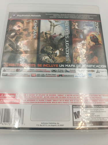 Call Of Duty Black Ops Ii 2 | Ps3 (Reacondicionado)