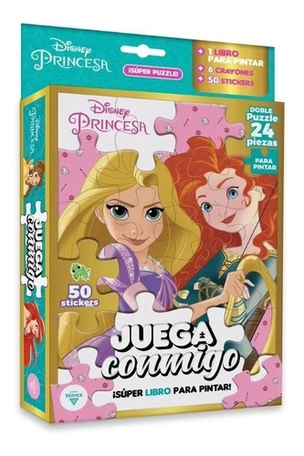 Imagen 1 de 5 de Puzzle 24 Pzs Princesa Juega Conmigo Playking