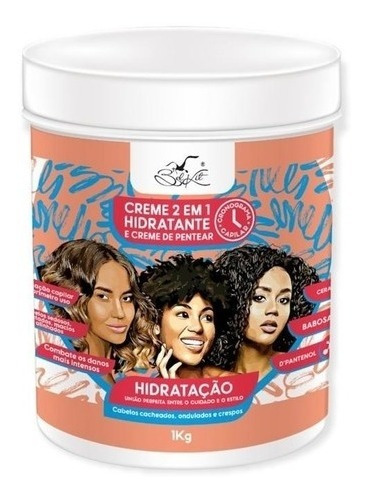 Crema De Tratamiento 2 En 1 - Hidrata Y Peina 1 Kg - Belkit