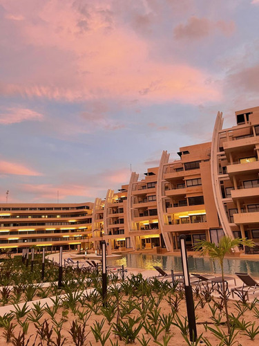 Departamento En Venta Merida, Playa Telchac, Modelo Ph Amueblado, Entrega Inmediata.