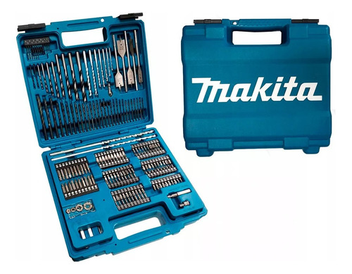 Set 256 Accesorios Brocas Y Herr Manuales Makita E-11689