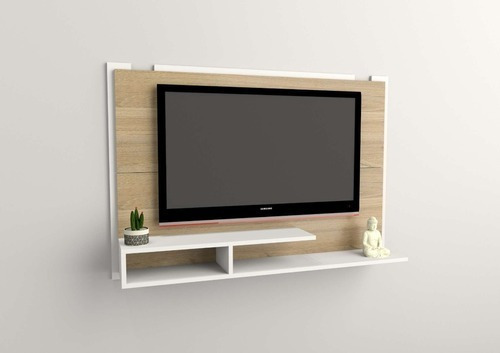 Rack Panel Colgante Mueble Para Tv Led Lcd C/ Estantes