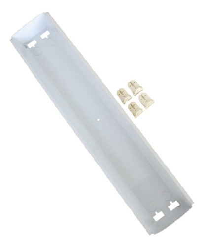 (25pç) Luminária Calha 1,2m Sobrepor 2x40w Fluor / 2x18w Led