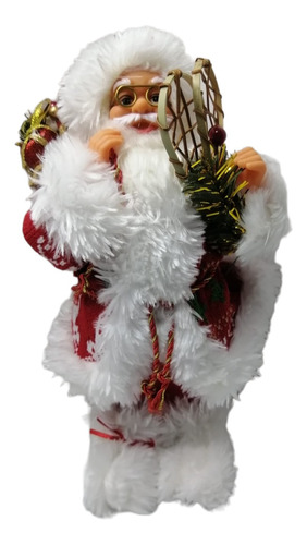 Muñeco Viejo Pascuero 30 Cm Navideño Adorno Navidad