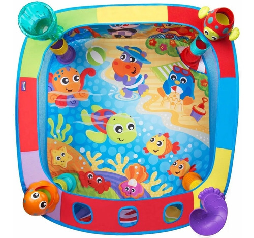Imagen 3 de 6 de Gimnasio Pelotero Bebé Playgro Pop And Drop Ball 86366 Edu