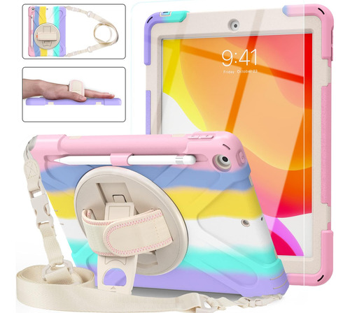 Funda Para iPad Blosomeet 10.2 9a/8a/7a Gen C/portalapiz/pin