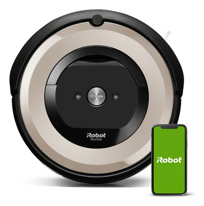 Aspiradora robot iRobot Roomba E517 gris y negra