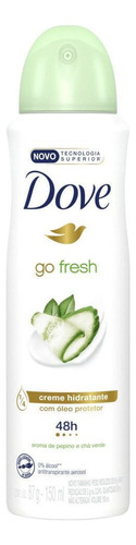 Antitranspirante Dove Pepino e Chá Verde Go Fresh 150 ml