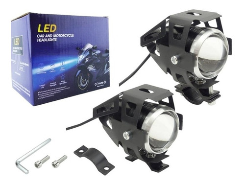 X2 Foco Led Neblinero Para Moto Modelo U5 20watt 12-24volt