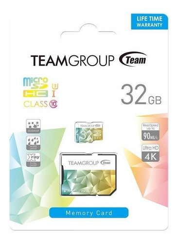 Cartao De Memoria Micro Sd Teamgroup 32gb Tciiusdh32gu350