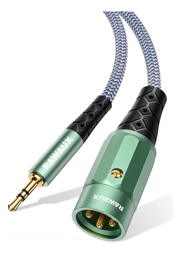 Rawaux Cable Xlr Macho De 0.138 In A Xlr A Mini Jack Adaptad