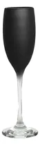 Comprar Set 6 Copas Vidrio Champagne Color Mate Tallo Transparente