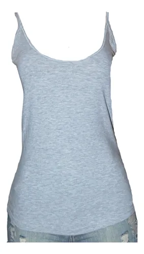 comprar Jazmin Chebar Musculosa Basica Gris