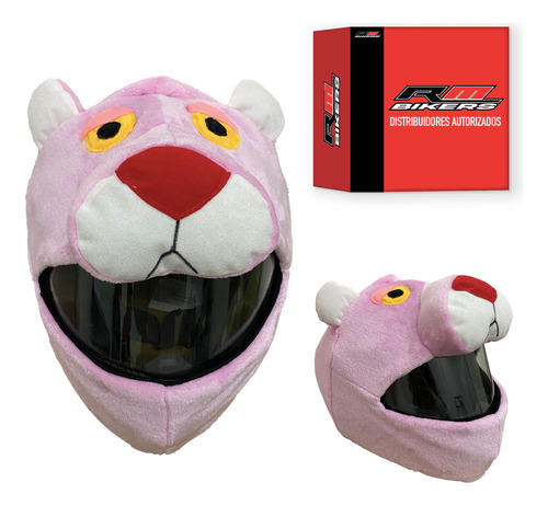 Fundas Para Casco Motocicleta- Pantera Rosa