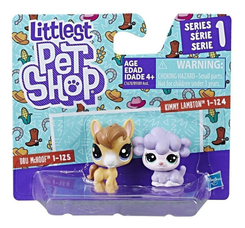 Muñeca Littlest Pet Shop X2 Serie 1 B9389 Original Hasbro