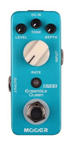 Pedal de efecto Mooer Micro Series Ensemble Queen MCH2-U  azul