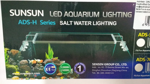 Imagem 2 de 6 de Luminária Led Aquário Marinho Ads-300h 24w Bivolt - Sunsun