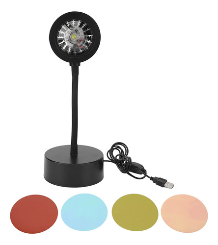 Lámpara De Proyector Rgb 5w Led Usb De Buena Transparencia F