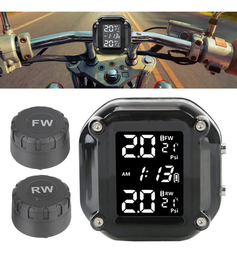 Monitoreo De Presión De Neumáticos Motocicleta Detector Tpms