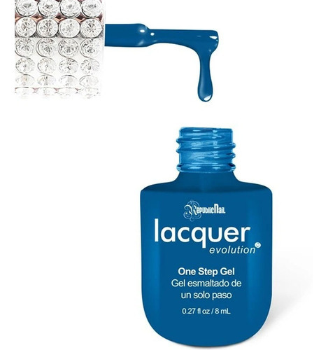 Gel Para Uñas Lacquer Evolution 1 Paso 8ml Tonos Especiales Color Navale