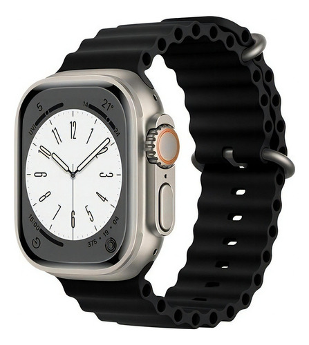 Pulsera Ocean para Apple Watch Ultra de 49 mm, 45 mm, 44 mm, 42 mm, color negro