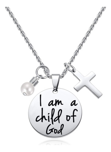 Ids Collar Con Versículo Bíblico Soy Un Hijo De Dios Collar