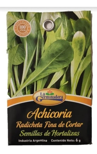 Semillas De Achicoria (radicheta) Sobre Huerta Hidroponia