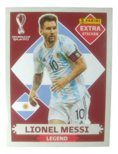 Extra Stickers Legends Lionel Messi Base Qatar 2022 Panini