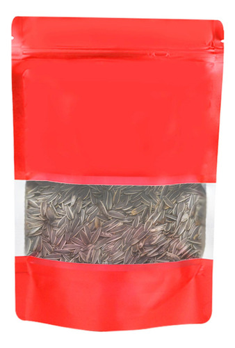 200 Piezas Bolsas Pouch Resellables De Aluminio Con Ventana