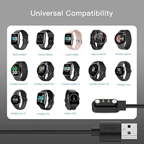 Cargador De Reloj Inteligente De 3.3 Pies Cable De