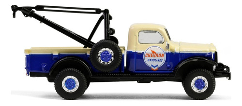 Greenlight 1948 Dodge Power Wagon Wrecker Chevron S. E. 1/64 Color Azul