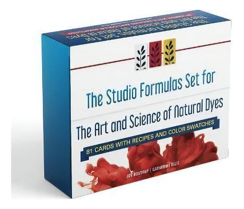 Studio Formulas Set For The Art And Science Of Natural Dyes: 84 Cards With Recipes And Color Swat..., De Joy Boutrup. Editorial Schiffer Publishing Ltd En Inglés