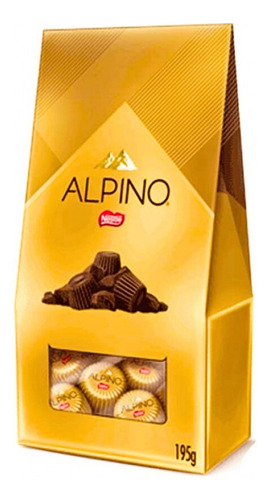 Chocolate Bombom Alpino Bag Nestlé 195g