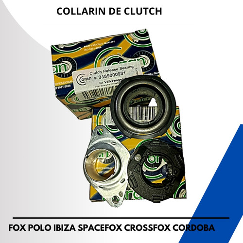 Collarin De Volkswagen Fox Spacefox Polo Ibiza Cordoba