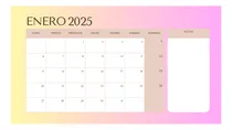Comprar Calendario 2025 Imprimible Y Editable .pdf .ppt