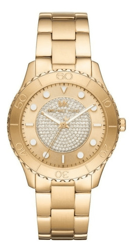 Relógio Michael Kors Feminino Runway - Mk6911/1dn Cor da correia Dourado Cor do bisel Dourado Cor do fundo Dourado