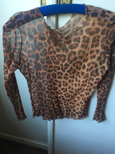 Remera /camiseta Animal Print Imp. Talle 42/44 Imp