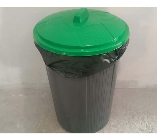 Cesto Recolector Para Agua, Mxrxy-003, 3 Pzs, 50lts, Polieti Color Verde