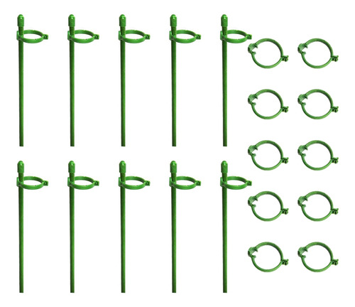 Estacas Ajustables Para Soporte De Plantas De Un Solo Tallo