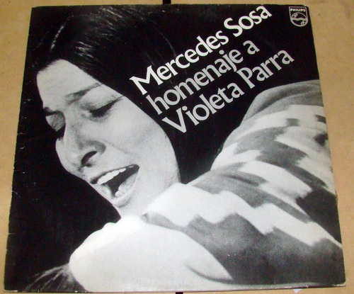 Mercedes Sosa Homenaje A Violeta Parra Lp Argentino