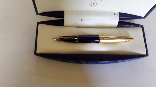 Caneta Waterman Edson Tinteiro Pena M Zero Completa