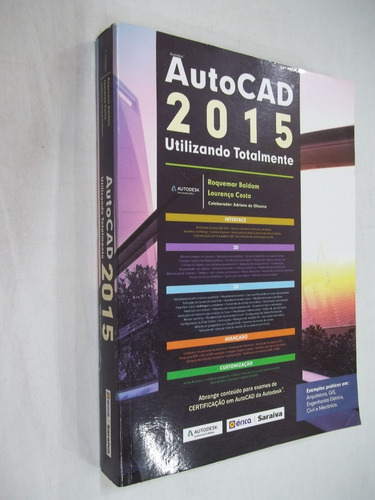 Livro - Autocad 2015 Utilizando Totalmente - Outlet